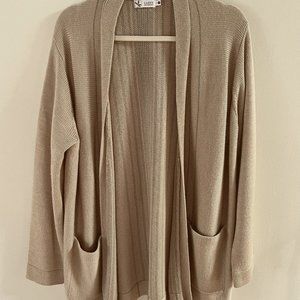 Carve Designs Tan Long Sweater with Pockets